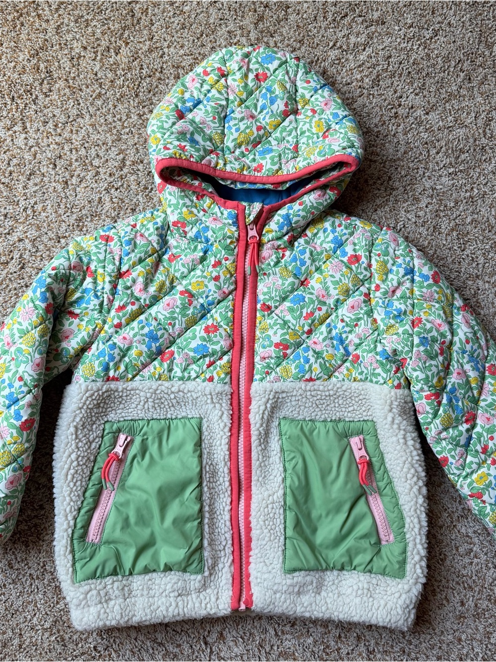 Mini Boden girl winter coat  jacket 5-6Y